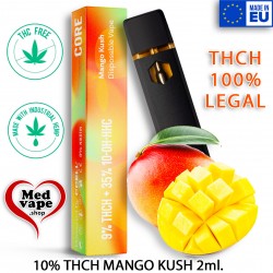 9% THCH VAPE + 35% 10-OH MANGO KUSH 2ml (0%THC) CORE WEED MEDVAPE THC
